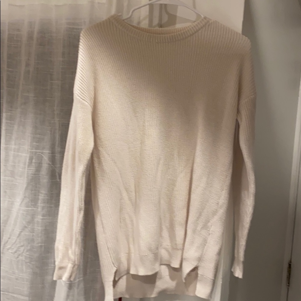 Cotton On cream pullover sweater. Size small.